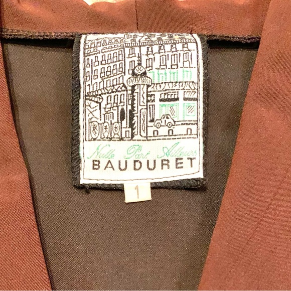 ❌SOLD❌NULLE PART D’AILLEURS BAUDURET PARIS ELASTIC JACKET SKIRT VINTAGE 1980s - Picture 6 of 9